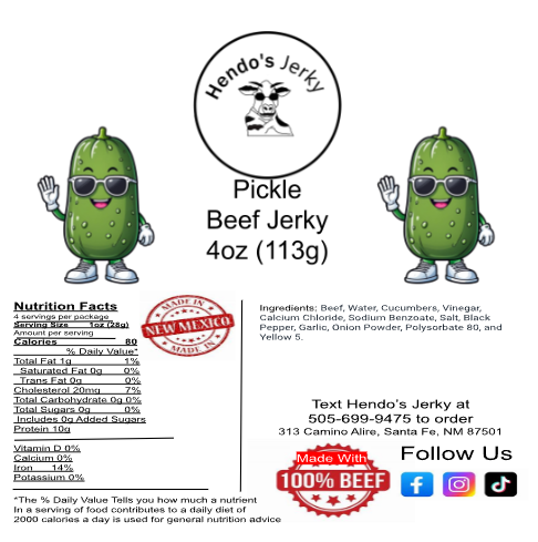 Pickle Beef Jerky